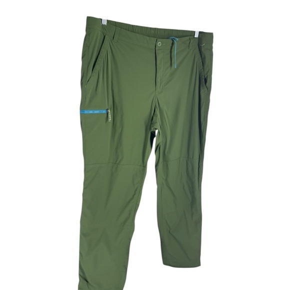REI CO-OP Trailmade Pant Hike Green UPF 50+ Adjustable Women 18w - Picture 1 of 5